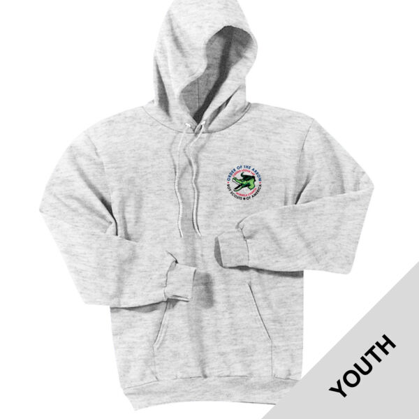 PC90YH - OOTAE025 - EMB - Youth Pullover Hoodie Thumbnail