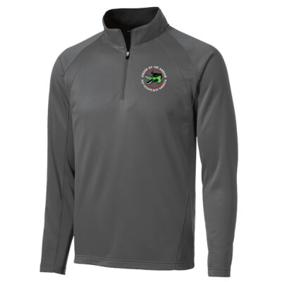 F243 - OOTAE025 - EMB - 1/4 Zip Wicking Jacket Thumbnail